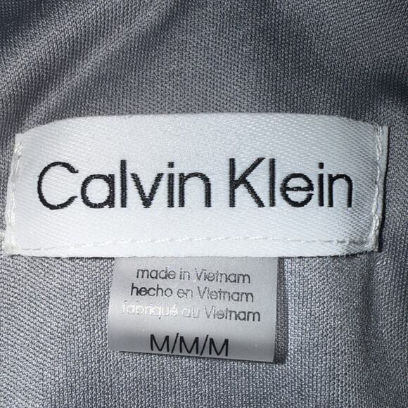 Calvin Klein Women's Sequin Strappy Camisole Silver Size Medium MSRP $64 NEW NWT - Picture 7 of 8